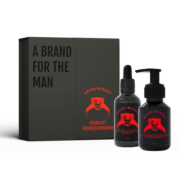 Beard Monkey Gift Set Orange & Cinnamon