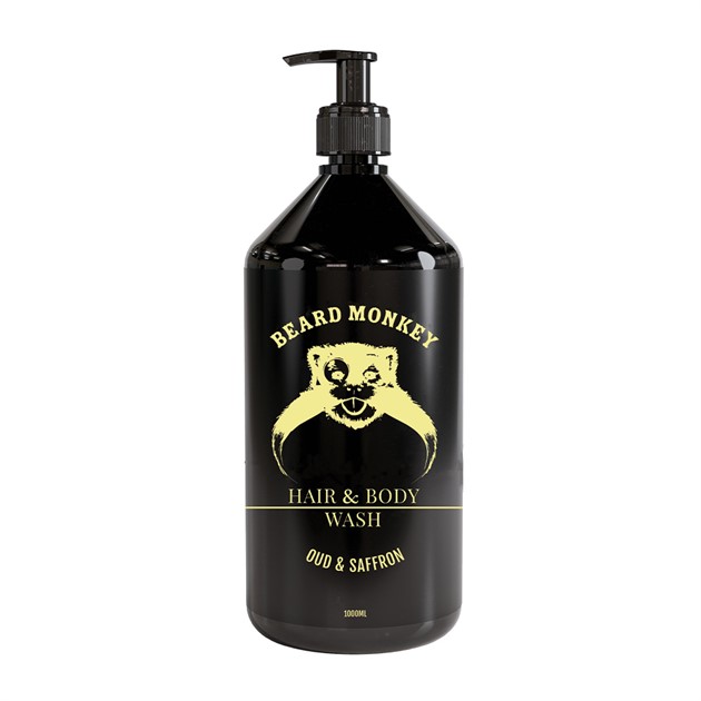 Beard Monkey Hair & Body - Oud & Saffron 1000 ml