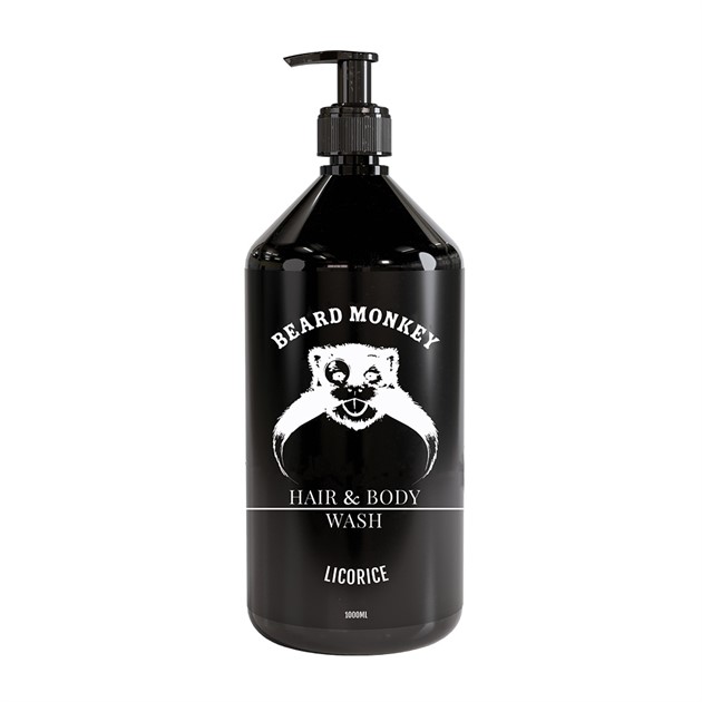 Beard Monkey Hair & Body - Licorice 1000 ml