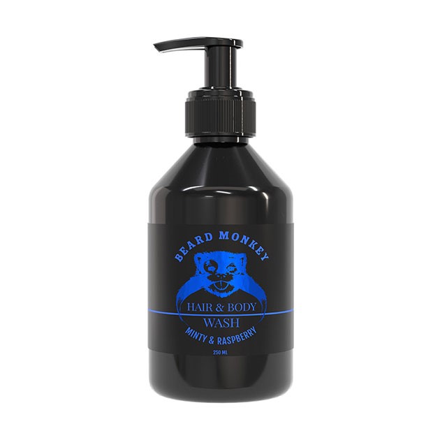 Beard Monkey Hair & Body - Mint & Raspberry 250ml