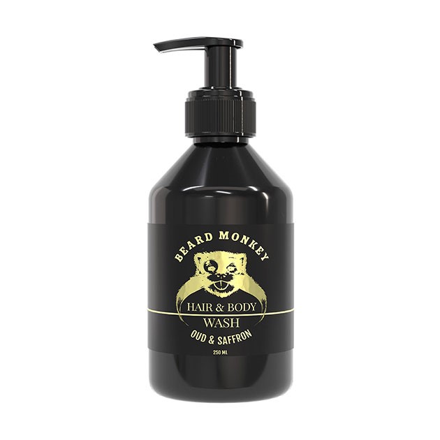 Beard Monkey Hair & Body - Oud & Saffron 250ml