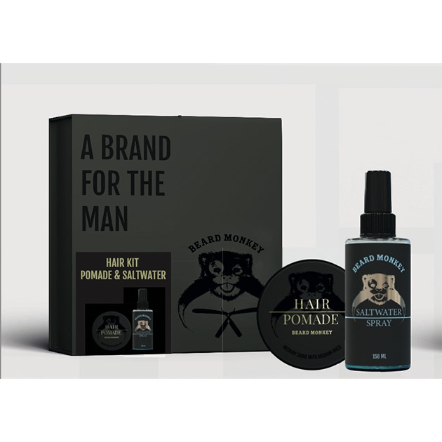 Beard Monkey Gift Set Hair Pomade/Saltwater Spray