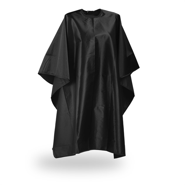 Wako Satin cape, black