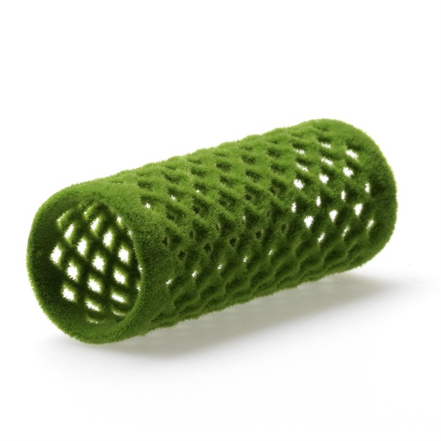 Flock curler green 24 mm