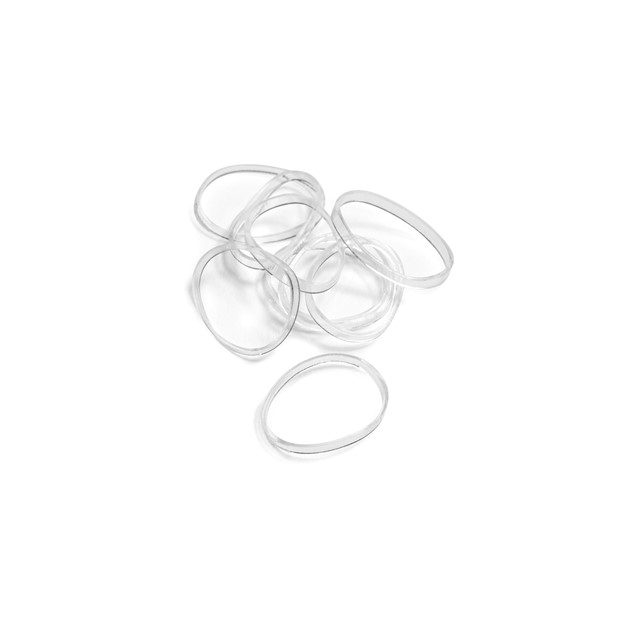 Silicon hairband, clear