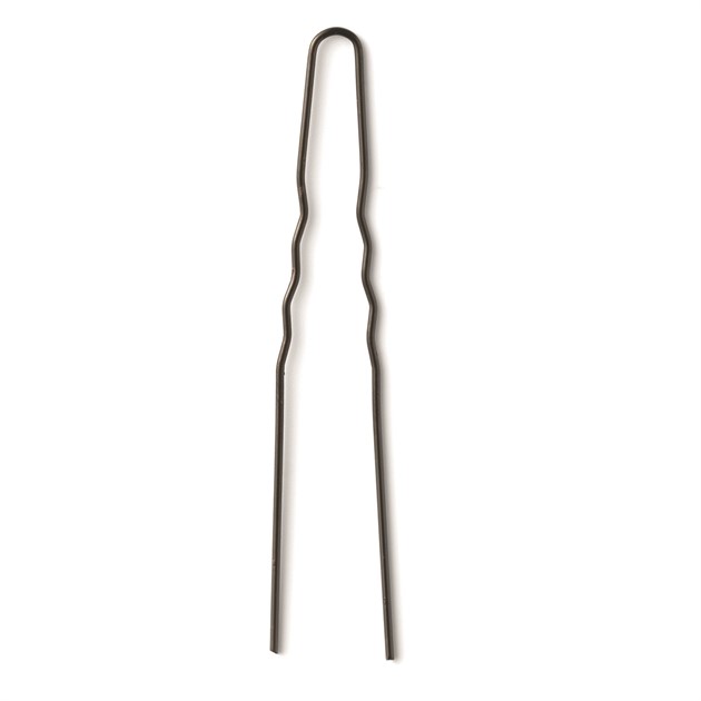 Curly pin, black, 50