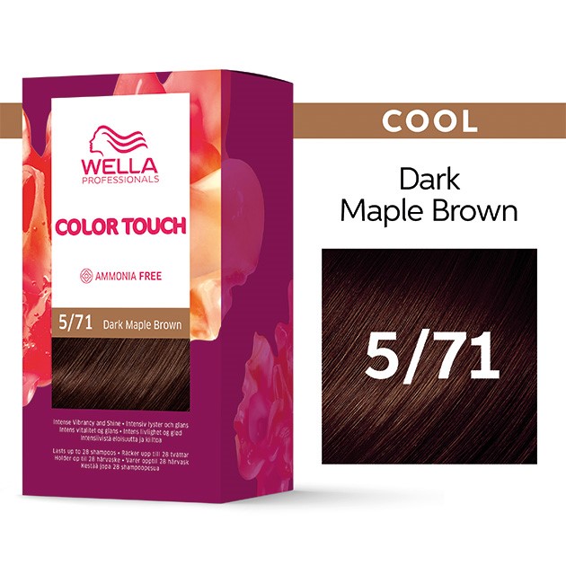 WELLA OTC Color Touch Deep Brown Dark Maple Brown 5/71