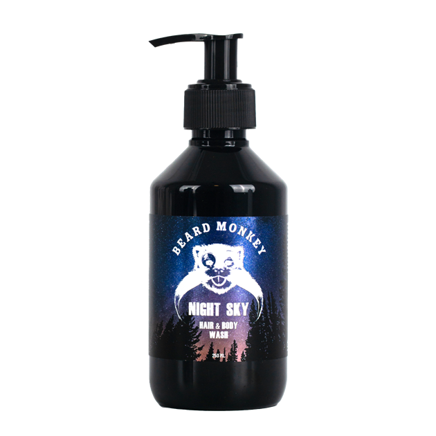 Beard Monkey Hair & Body Wash 250ml Night Sky